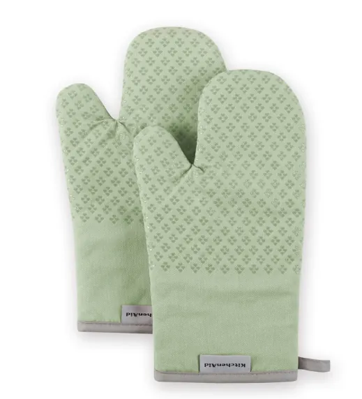 Pastel Silicone Oven Mitts and Pot Holders